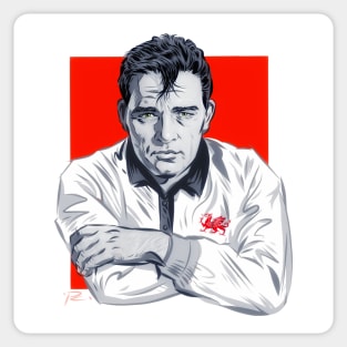 Richard Burton - An illustration by Paul Cemmick Sticker